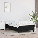 vidaXL Posteljni okvir črn 90x190 cm blago Cene