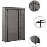 Furnova Zložljiva garderobna omara blago 110x45x175 cm siva, (21930226) | Shoptok.si