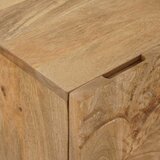  Ručno rađeni noćni ormarić Tamnije smeđi teak 40 x 30 x 45 cm | shoptok.hr