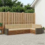  Set vanjskih sofa 5 pcs Prirodna i bež 331 x 172,5 x 73 cm | Eponuda.ba