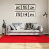 Tepih Preproga OVIEDO s kratkimi vlakni rdeča 140x200 cm