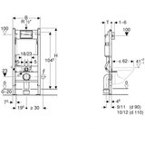 Geberit SIKOGES3K1 Kolo Rekord wc školjka s kompletom Duofix 111.154.11.2 Delta01 | Shoptok.si