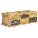  Klubska mizica 100x50x35 cm trden mangov les | Shoptok.si