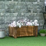 Outsunny Pravokotni zaboj za sadike iz smrekovega lesa 70 x 35 x 30 cm, (20753016) | Shoptok.si