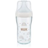 Nuk steklenička steklena Perfect match 230 ml rainbow | Shoptok.si