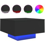  Stolić za kavu s LED svjetlima crni 55 x 55 x 31 cm | shoptok.hr