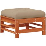  Set lounge namještaja za vrt 5 pcs Vosak Smeđa Masivna borovina - Vosak smeđa bor | shoptok.hr