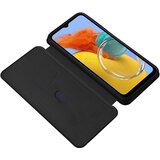 INORCO Za Samsung Galaxy M14 5G ovitek za telefon TPU+PU usnjeno stojalo, etui za telefon s teksturo ogljikovih vlaken z režo za kartice, (22036510) | Shoptok.si