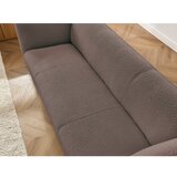 Bobochic Paris Rjava sedežna garnitura iz tkanine bouclé 242 cm Giorgia – | Shoptok.si