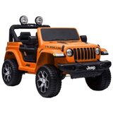  Licencirani auto na akumulator Jeep Rubicon 4x4 - narančasti | shoptok.hr