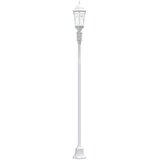  Vrtno svjetlo Bijelo 68 x 20 x 235 cm Aluminij i staklo | shoptok.hr