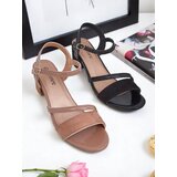 Resti Women's Patent Low Heel Sandals Grace Gloss | shoptok.hr