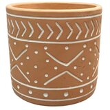 DEKOR DOM Saksija Azteco AK086-135, 14x14x13 cm, Pesak Cene