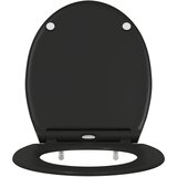  WC daska Crna 47 x 37,5 x 3,8 cm Duroplast | Eponuda.com