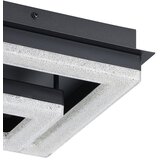 Eglo Fradelo 1 zidna/plafonjera/2, led, 12w, 1250lm, crna/čelik/kristal | Eponuda.com