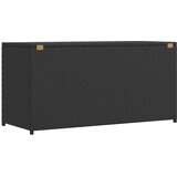  Vrtna kutija za pohranu crna 120 x 50 x 60 cm od poliratana | shoptok.hr