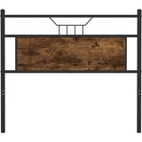  Uzglavlje dimljena boja hrasta 100 cm konstruirano drvo i čelik | shoptok.hr