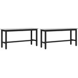  Klupa za blagovanje 2 pcs Siva Sonoma 100 x 32,5 x 48,5 cm | Eponuda.ba