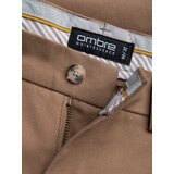 Ombre Men's SLIM FIT chino pants - light brown | shoptok.hr