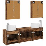  Set namještaja za kupaonicu 5 kom. Staro drvo | shoptok.hr