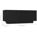 vidaXL TV ormarić crni 100 x 35 x 40 cm od iverice | shoptok.hr