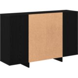 vidaXL s policom Crni hrast 120 x 30 x 75 cm Konstruirano drvo | shoptok.hr