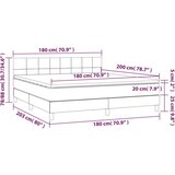  Box spring s madracem LED ružičasti 180x200cm baršunasti | shoptok.hr