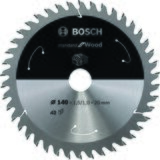 Bosch standard for wood list kružne testere za akumulatorske testere 140x1,5x20 T42 2608837672, 140x1,5x20 T42 cene