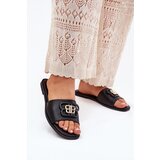 Boto Flat Women's Slippers With Decorative Detail Black Nenitta | ePonuda.com