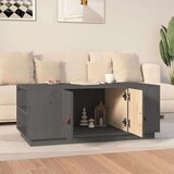  Klubska mizica siva 100x50x41 cm trdna borovina, (20711728) | Shoptok.si