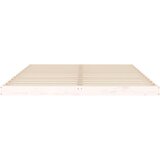  Posteljni okvir bel 150x200 cm trdna borovina, (20723558) | Shoptok.si