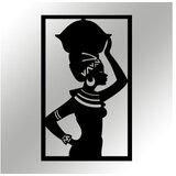 Wallity zidna dekoracija african, 35 x 56 cm, crna | Eponuda.com