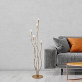Opviq Podna lampa Bonibon-13237, 35 x 35 x 155 cm, 5 x E14, Zlatne boje | Eponuda.ba