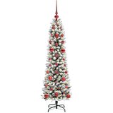 vidaXL Umestno božično drevo med 150 LED Zelena in bela 120 cm | Shoptok.si