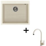  Sudoper Elleci Quadra 110 + slavina C01 Bianco antico | shoptok.hr