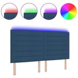  LED uzglavlje Linije dizajn plava 90 cm tkanina | shoptok.hr