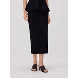 Reserved Midi suknja s prorezom - crno | shoptok.hr