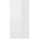 vidaXL radni stol visoki sjaj bijeli 80 x 40 x 75 cm od iverice | shoptok.hr