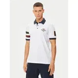 Aeronautica Militare Polo majica 241PO1768P191 Écru Regular Fit