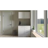 Flex-Well Majhna Kuhinja Z Aparati Lucca, Bela | Shoptok.si