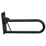 CAREOSAN WC pomoč pri vstajanju (Dolžina: 60 cm, Nosilnost: 150 kg, Zložljivo, Črne barve) | Shoptok.si