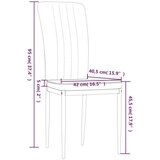  Jedilni stoli 4 kosi temno siv žamet, (20699803) | Shoptok.si