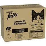 JUMBO pakiranje Felix Classic Pouches, 120 x 85 g - Govedina in piščanec | shoptok.hr