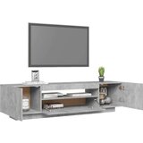 vidaXL TV ormarić s LED svjetlima siva boja betona 160 x 35 x 40 cm | shoptok.hr