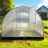 Metalni plastenik GAUDI 3.14m x 4m, razmak 0,67m, polykarbonat 4mm | shoptok.hr
