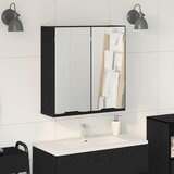  Ogledalo ormar Crni hrast 64 x 20 x 67 cm Konstruirano drvo | shoptok.hr