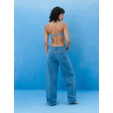 Sinsay Wide leg traperice s srednje visokim strukom i prošivima | shoptok.hr