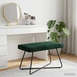  Klupa Tamnozelena 80 x 40 x 45 cm Baršun | Eponuda.com