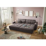 MID.YOU VELIKA ZOFA, mocha rjava tekstil, leseni material | Shoptok.si