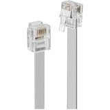 Lindy isdn priključni kabel [1x RJ12 vtič 6p6c - 1x RJ12 vtič 6p6c] 15 m siva, (20411070) Cene